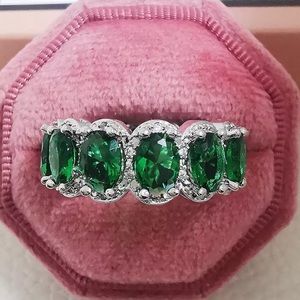 New! Beautiful Chunky Eternity Ring